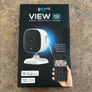View Smart Indoor Wi-Fi Camera - Black